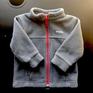 Columbia gray fleece 6-12 months